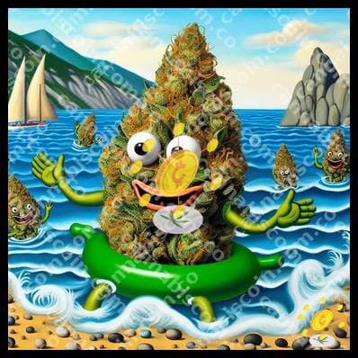Happy porrito in the fun aquarium