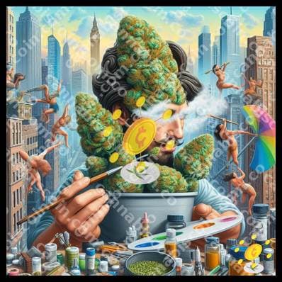 Herbs in the vibrant metropolis