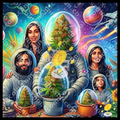 Garden of joints in space