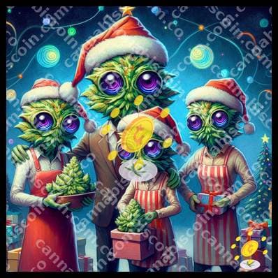 Joint at the festive scene